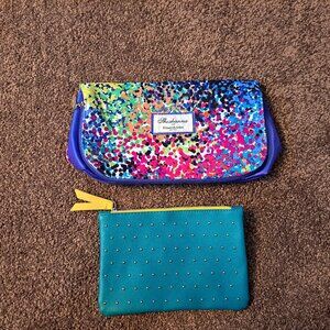 Shoshanna 4 Elizabeth Arden Multicolor & Ipsy 100th Glam Studded Cosmetics Bags